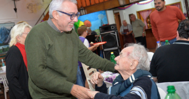 Julio Zamora acompañó los festejos por el 24º aniversario del Centro de Jubilados, Pensionados y Tercera Edad "Rincón de Milberg