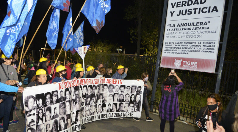 El Municipio de Tigre inició la Semana de la Memoria con la histórica marcha al ex Astillero Astarsa