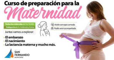 San Fernando presentó un nuevo “Curso de Preparación para la Maternidad”