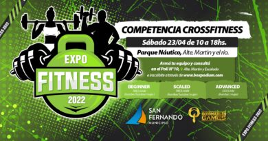 Se viene la competencia “Expo Fitness 2022” en San Fernando
