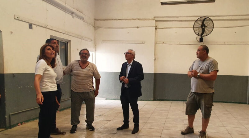 Julio y Gisela Zamora visitaron el Centro de Jubilados “La Casita” en Tigre Norte