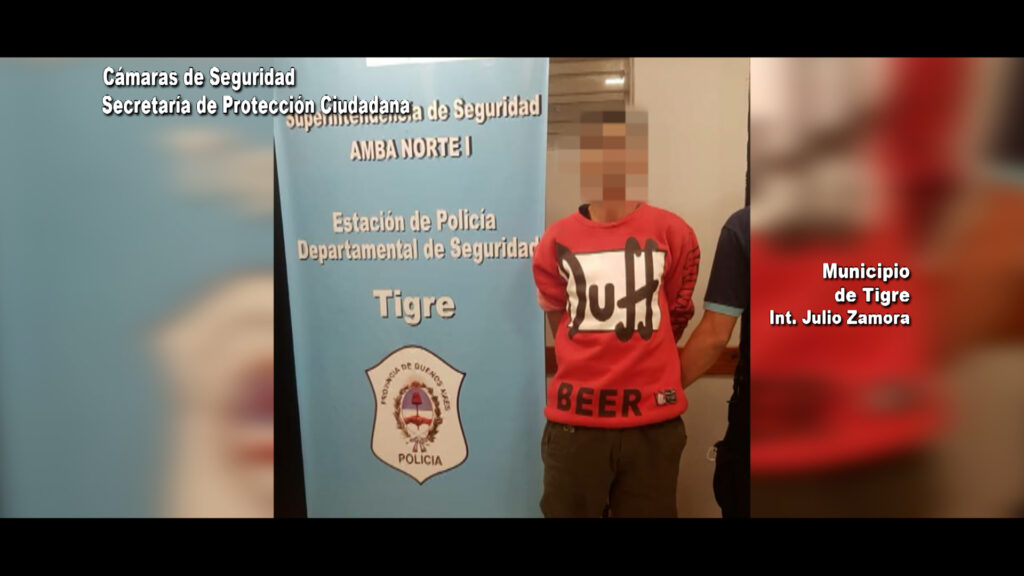 General Pacheco: el COT detuvo a un hombre que robó pertenencias de un auto estacionado en la calle