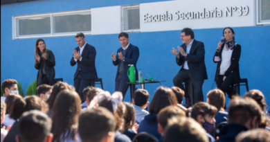 Kicillof encabezó la inauguración de la Escuela Secundaria 39 en Pilar