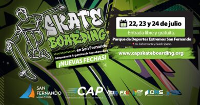 Campeonato Nacional de Skateboarding en San Fernando