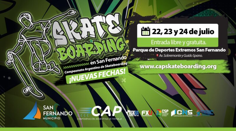 Campeonato Nacional de Skateboarding en San Fernando