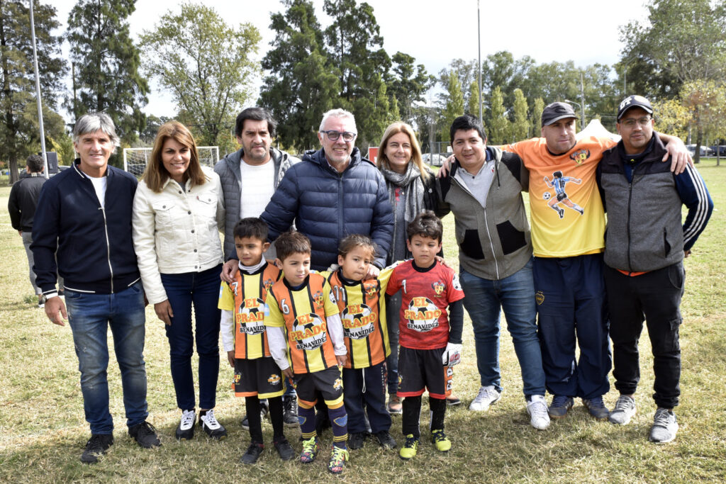 Julio Zamora acompañó el lanzamiento de la Liga Municipal de Baby Fútbol Infantil 2022