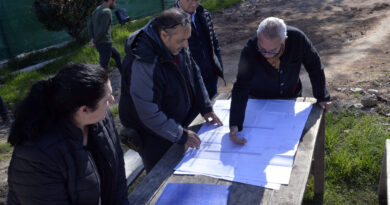 Julio Zamora supervisó el inicio de obra del nuevo microestadio en Don Torcuato