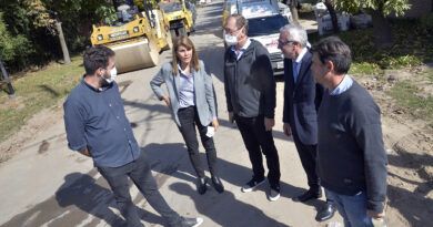 El Municipio de Tigre continúa con más trabajos de pavimentación y nuevas veredas en Benavídez