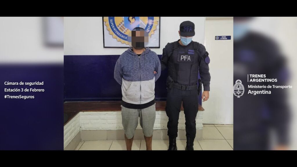 Insólito: un hombre robó la canilla del baño de la estación, fue visto por el Comando Trenes Seguros y terminó detenido