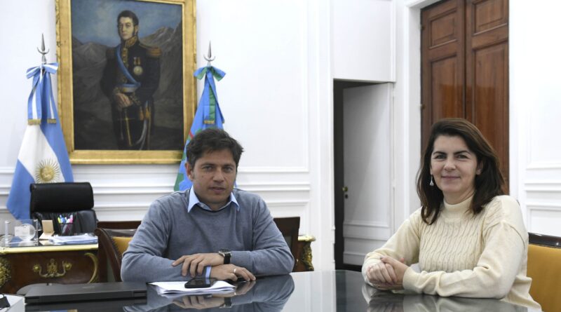 Kicillof se reunió con la intendenta de Moreno