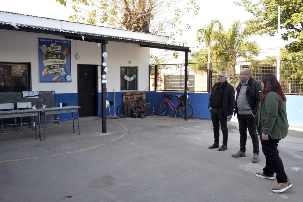 establecimiento escolar donde el Municipio realizó diferentes labores para mejorar las condiciones edilicias