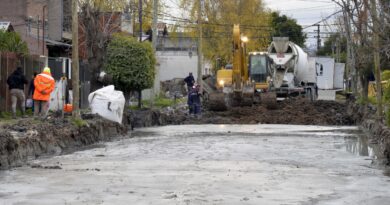 En Troncos del Talar, el Municipio de Tigre continúa con trabajos de repavimentación