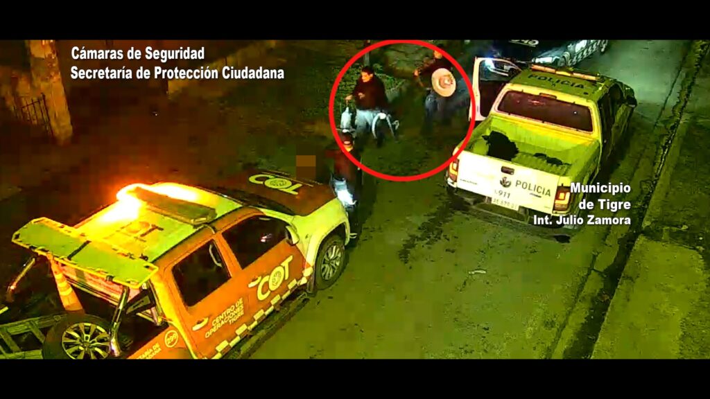 El COT detuvo a tres sujetos que robaron luminaria pública en La Paloma