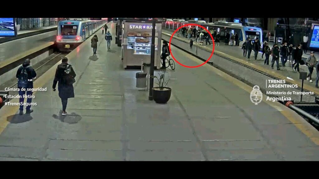 Un menor robó, subió al tren y fue detenido en Retiro gracias a la app Trenes Seguros