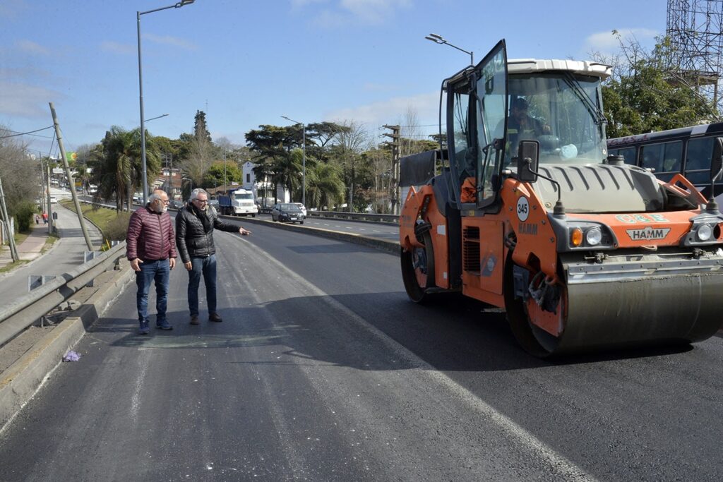 El Municipio de Tigre continúa con las obras de repavimentación en el puente General Pacheco