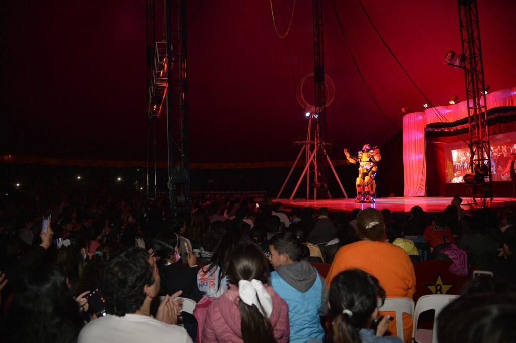 Más de 800 niños y niñas de organizaciones de la sociedad civil de Tigre disfrutaron un espectáculo en el Circo Galax