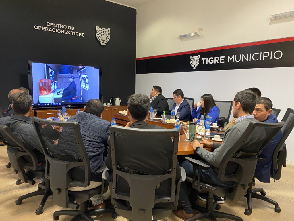 Protección Ciudadana: funcionarios de Paraguay visitaron y ponderaron el Centro de Operaciones Tigre