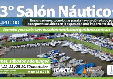 Vuelve el Salón Náutico Argentino a San Fernando con su 23° edición