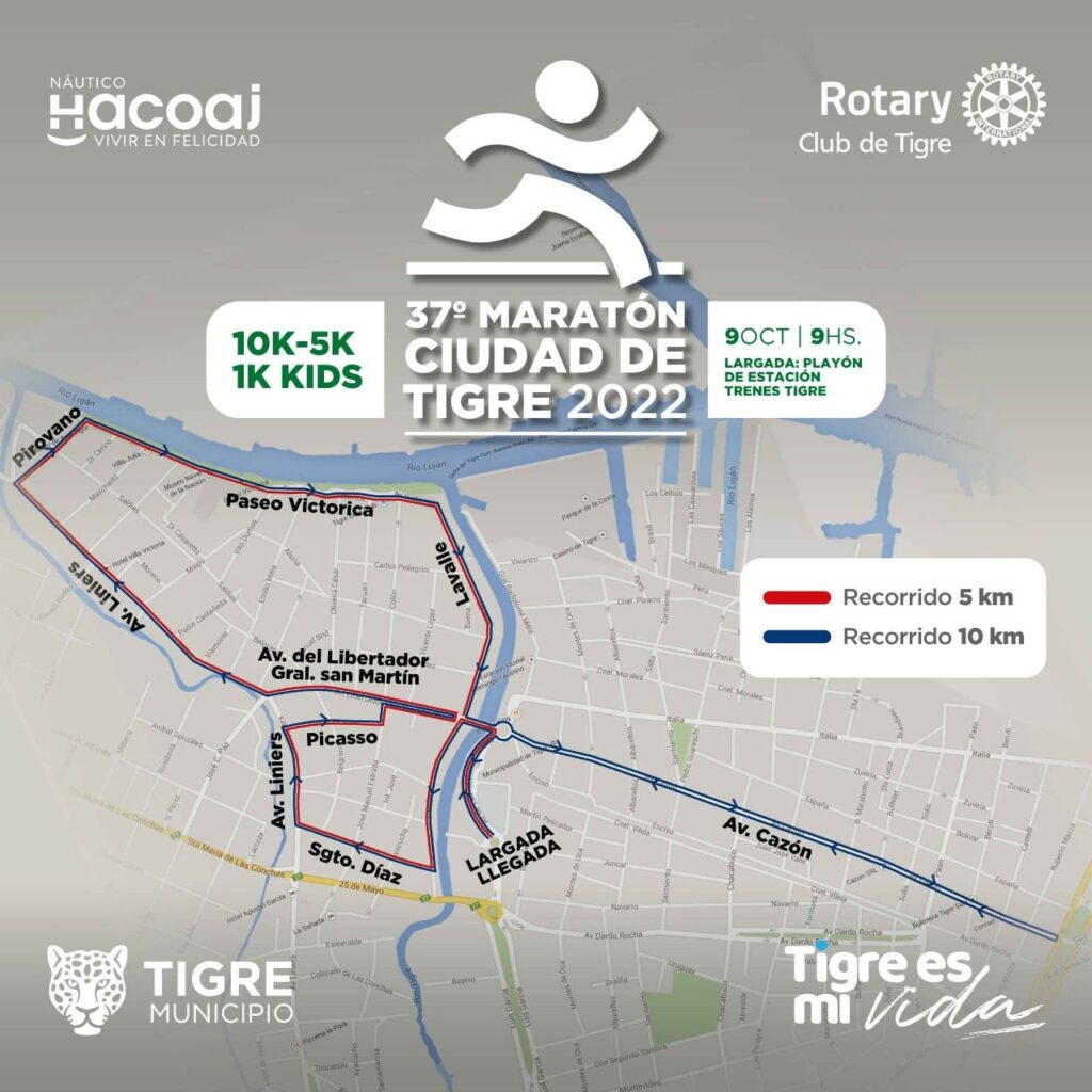 Con un mensaje de sustentabilidad y de conciencia ecológica, llega la 37° Maratón Ciudad de Tigre