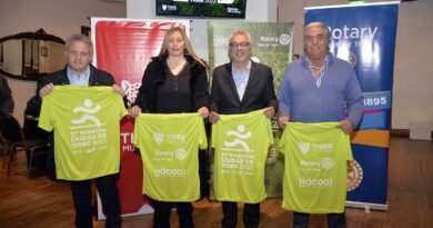 El Municipio, el Club Náutico Hacoaj y el Rotary Club presentaron la 37° edición de la Maratón Ciudad de Tigre