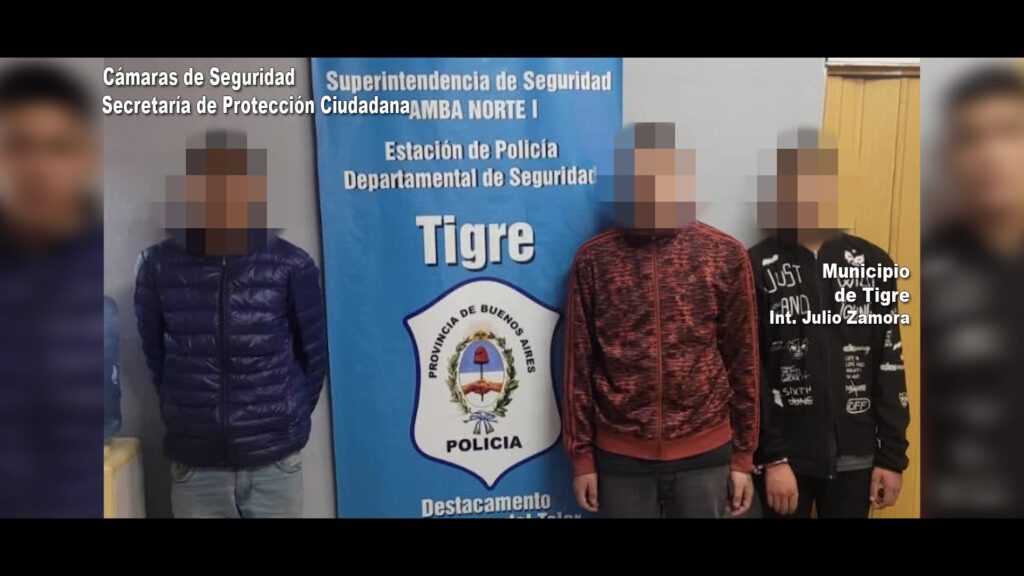 Robaron un auto en San Fernando y fueron detenidos en Tigre: estaban armados
