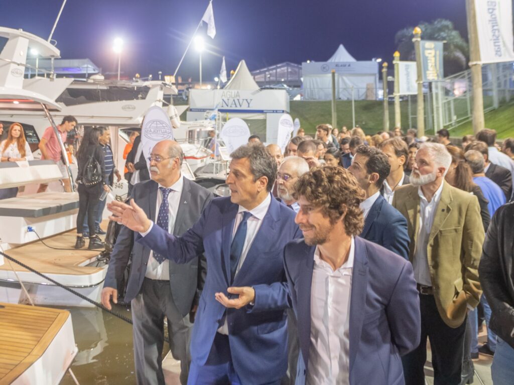 Juan Andreotti y Sergio Massa inauguraron el 23° Salón Náutico en San Fernando