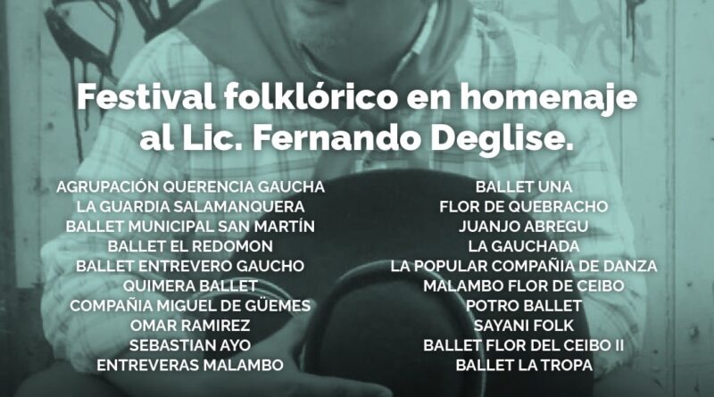 El Concejo Deliberante de Tigre realizará el Festival Homenaje a Fernando Deglise