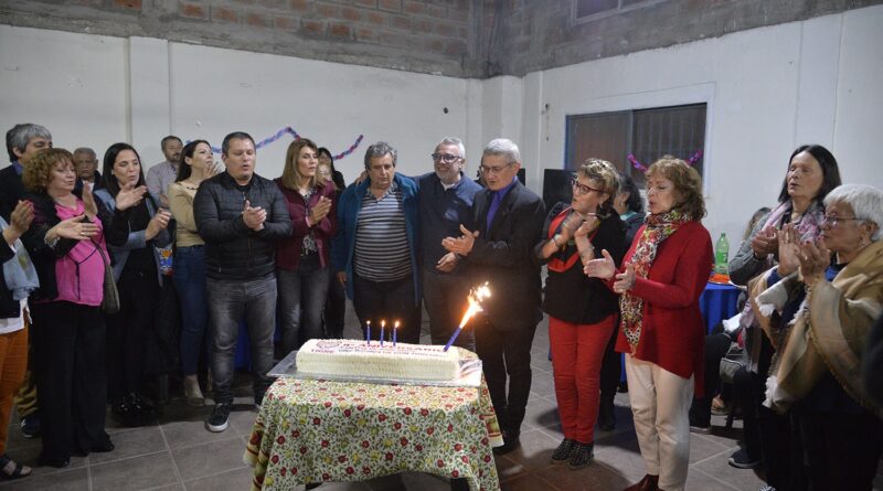 En Don Torcuato, Julio Zamora participó del 8° aniversario del Centro de Jubilados Una Ilusión