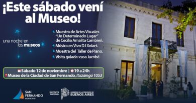 "Una Noche en los Museos" llega este sábado a San Fernando
