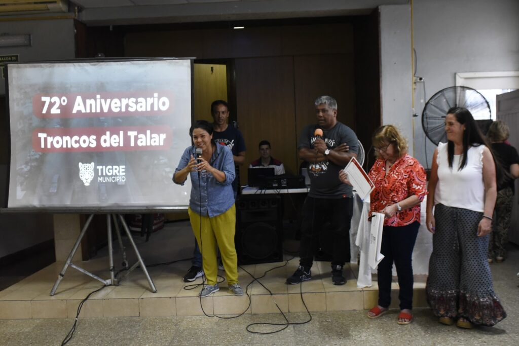 El Municipio de Tigre celebró el 72° aniversario de Troncos del Talar junto a centros de jubilados y pensionados
