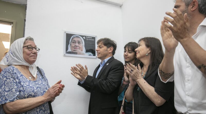 Se inauguró el auditorio “Hebe de Bonafini” en la Subsecretaría de Derechos Humanos