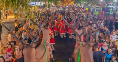 San Fernando disfrutó la visita de Papá Noel y sus desfiles por toda la ciudad