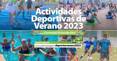 San Fernando empezó la inscripción para las actividades deportivas del verano 2023
