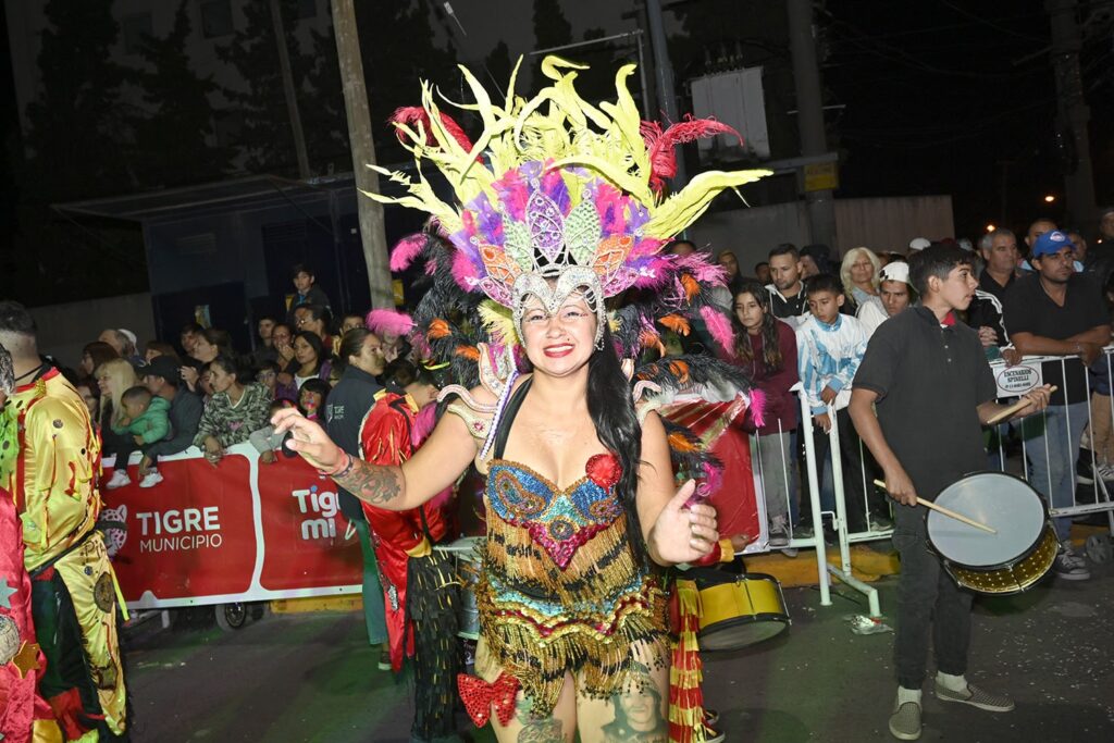 A pura alegría, más de 30.000 vecinos y vecinas disfrutaron de los Carnavales del Municipio de Tigre 2023