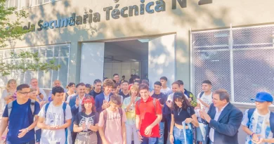 Juan Andreotti inauguró la renovación de Talleres de la Escuela Técnica N°2