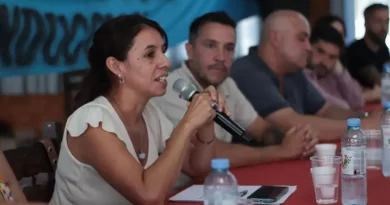 Roxana López acompañó el encuentro de la CGT Zona Norte