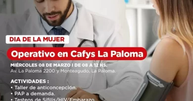 Mes de la Mujer: el Municipio de Tigre realizará un operativo destinado a la salud en La Paloma
