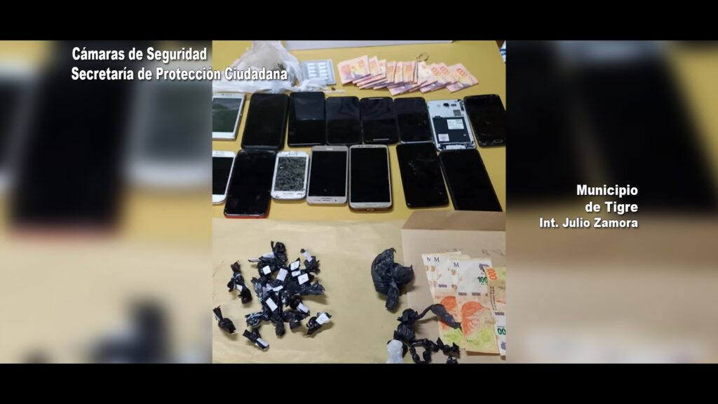 El COT y la Policía detuvieron a 5 personas por venta de drogas en Troncos del Talar