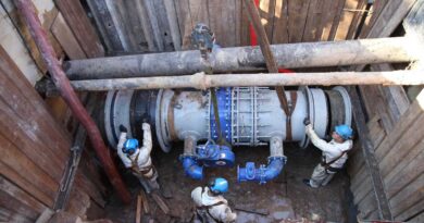 AySA renovó dos grandes válvulas en CABA que mejorarán el servicio de agua potable