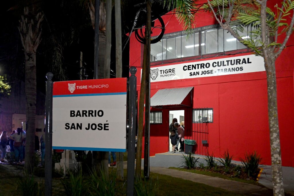 Julio Zamora encabezó la apertura oficial del Centro Cultural San José – Tábanos en Tigre norte
