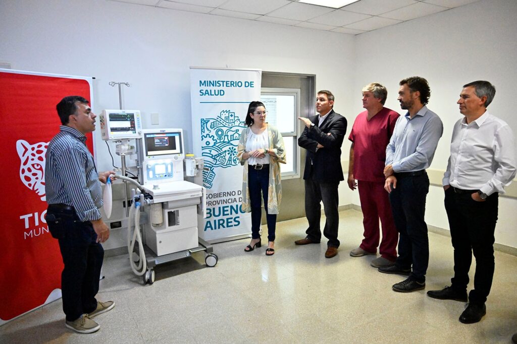 La Provincia entregó una mesa de anestesia de última generación al Hospital Materno Infantil de Tigre