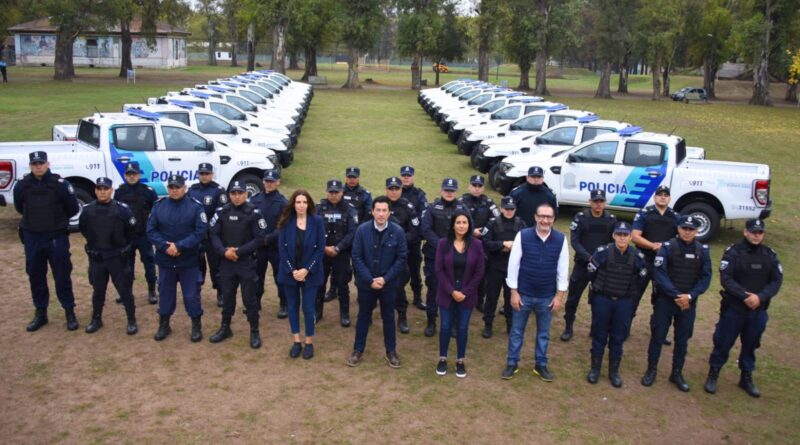Malvinas Argentinas: se realizó la entrega de 20 patrulleros a la Policía de la Provincia de Buenos Aires
