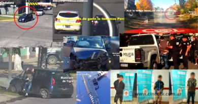 GENERAL PACHECO: TRAS UNA INTENSA PERSECUCIÓN DEL COT, DETUVIERON A TRES DELINCUENTES QUE HABÍAN ROBADO UN AUTO